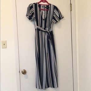 Striped jumpsuit